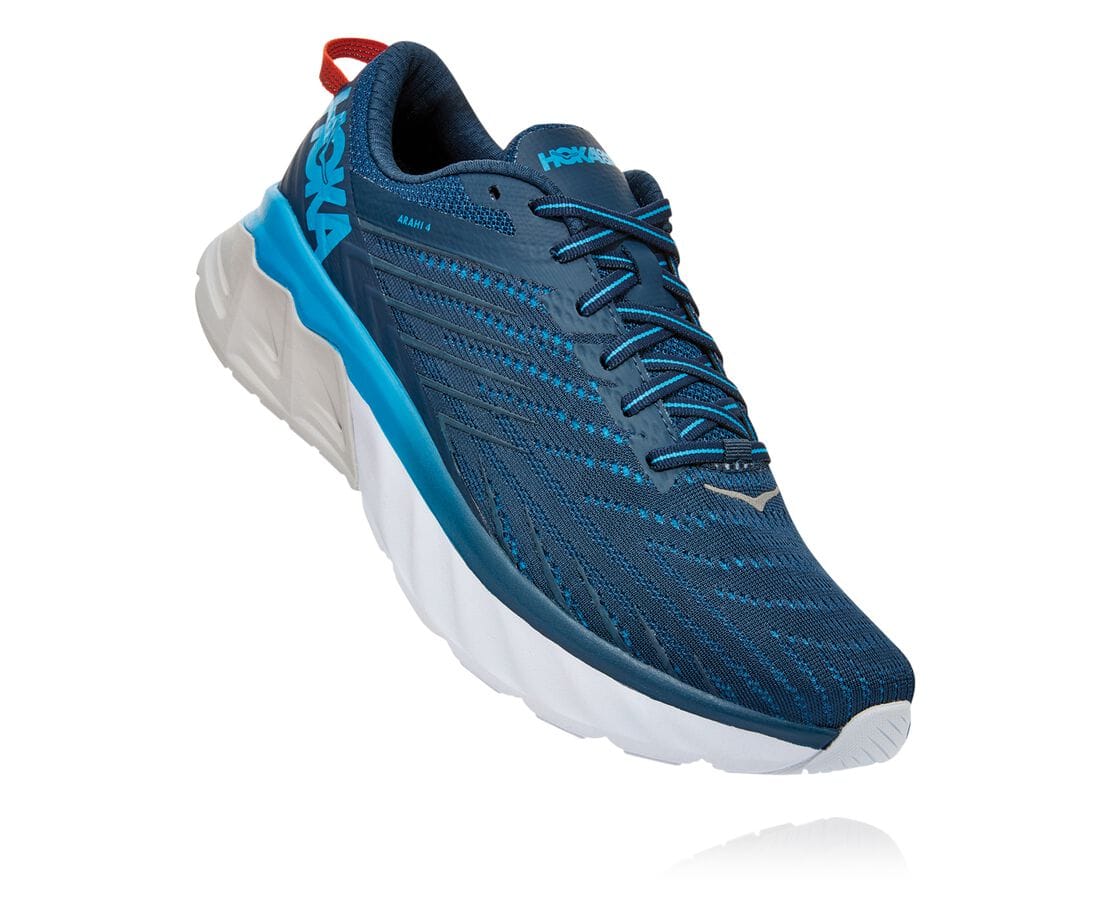 Hoka One One Arahi 4 Philippines - Men's Wide Running Shoes - Blue | OK5482916